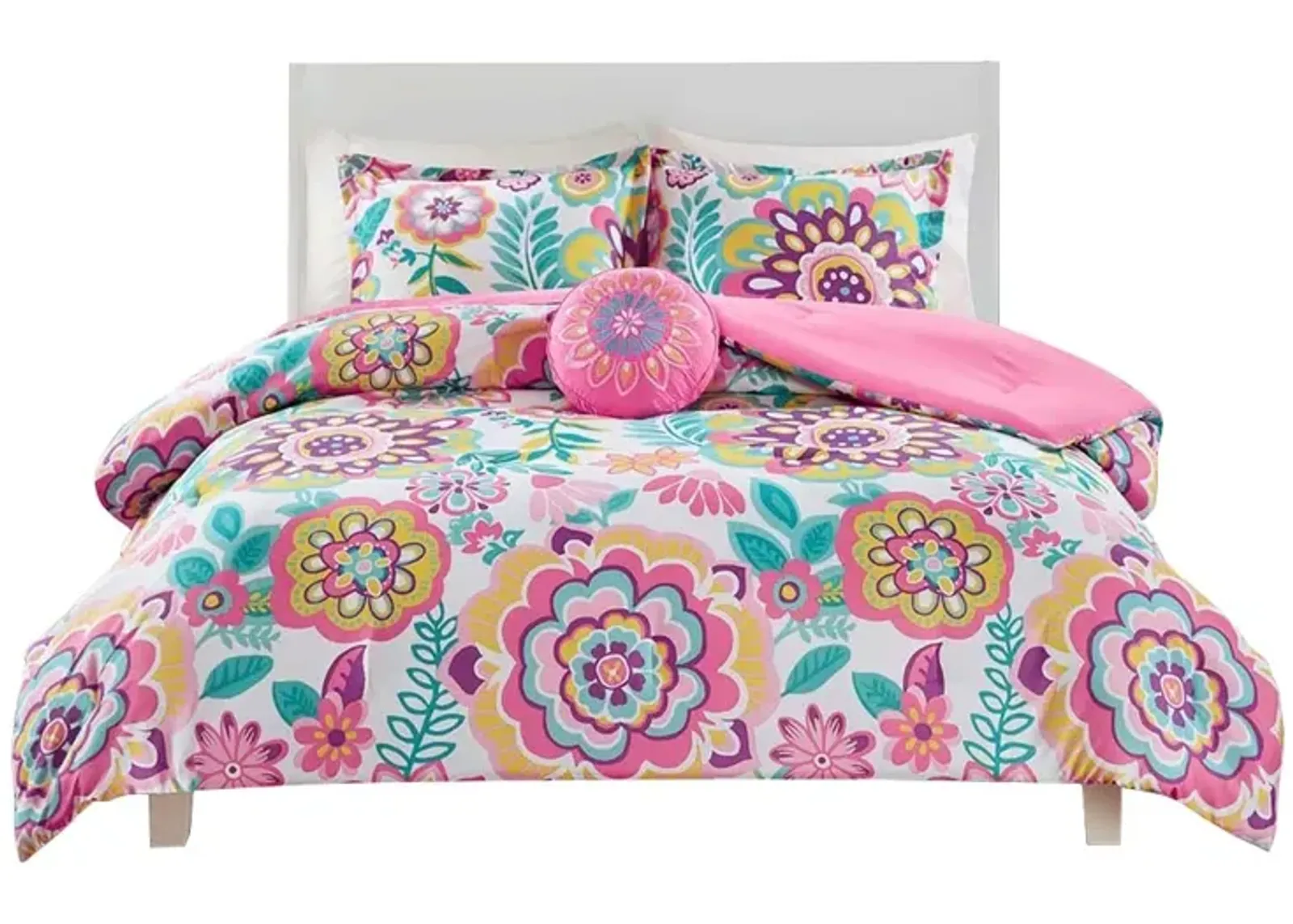 Gracie Mills Icarus Floral Medallion Comforter Set