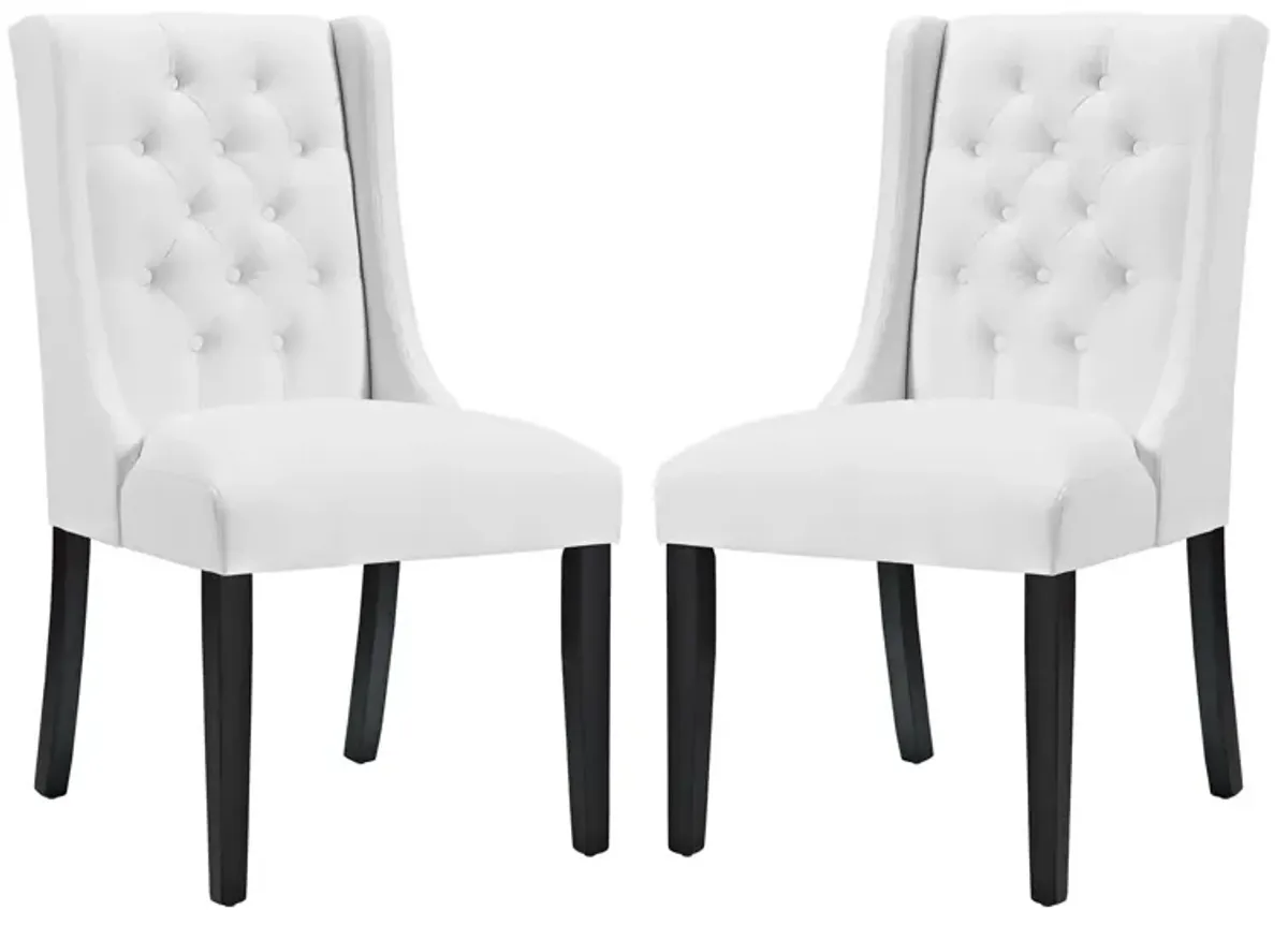 Baronet Dining Chair Vinyl Set of 2