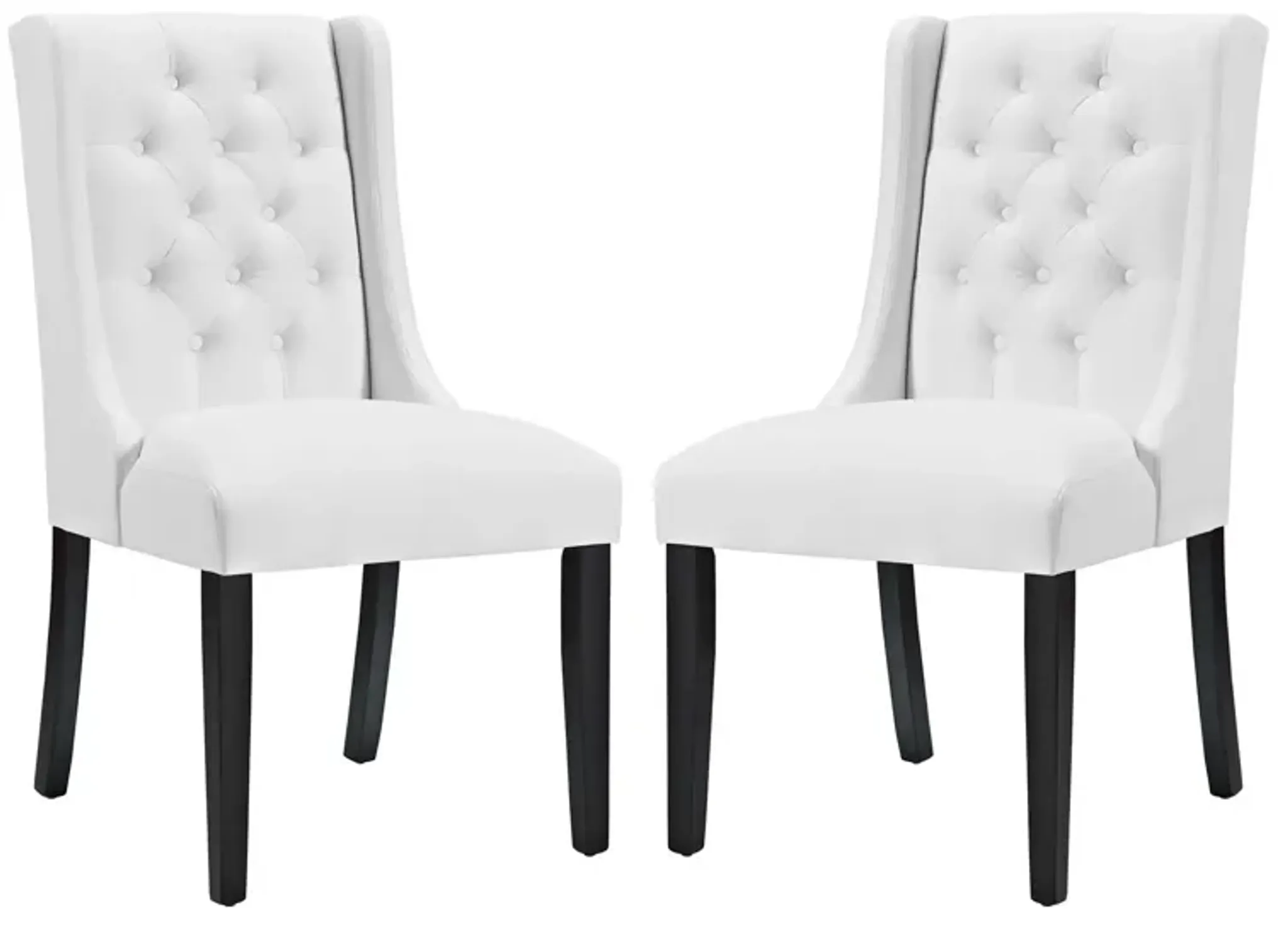 Shellce Baronet Baronet Dining Chair Vinyl Set of 2 | Furniture.com