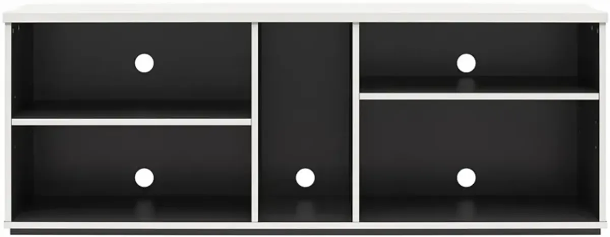 Shadow Gaming & Collectable Display Storage Bookcase, White and Matte Black