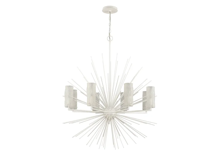 Sea Urchin 34'' Wide 8-Light Chandelier