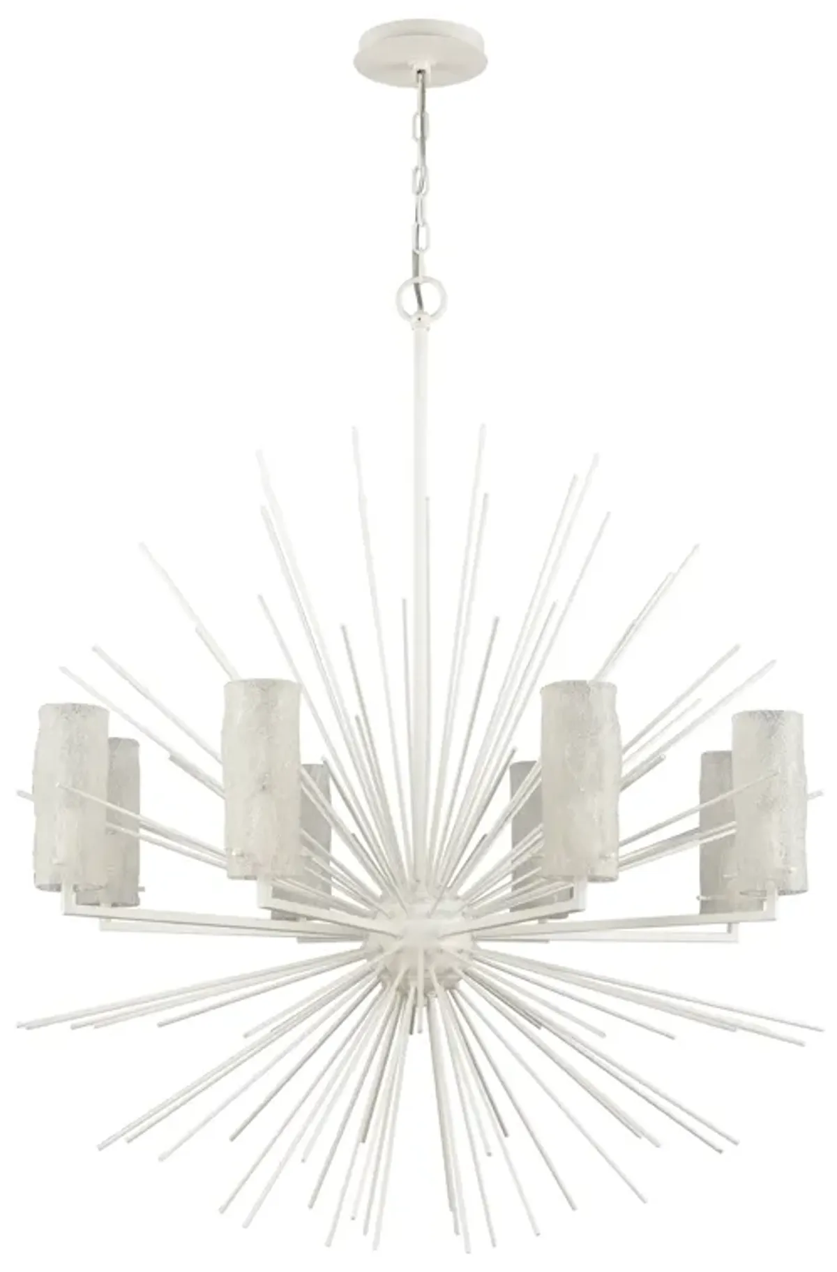 Sea Urchin 34'' Wide 8-Light Chandelier