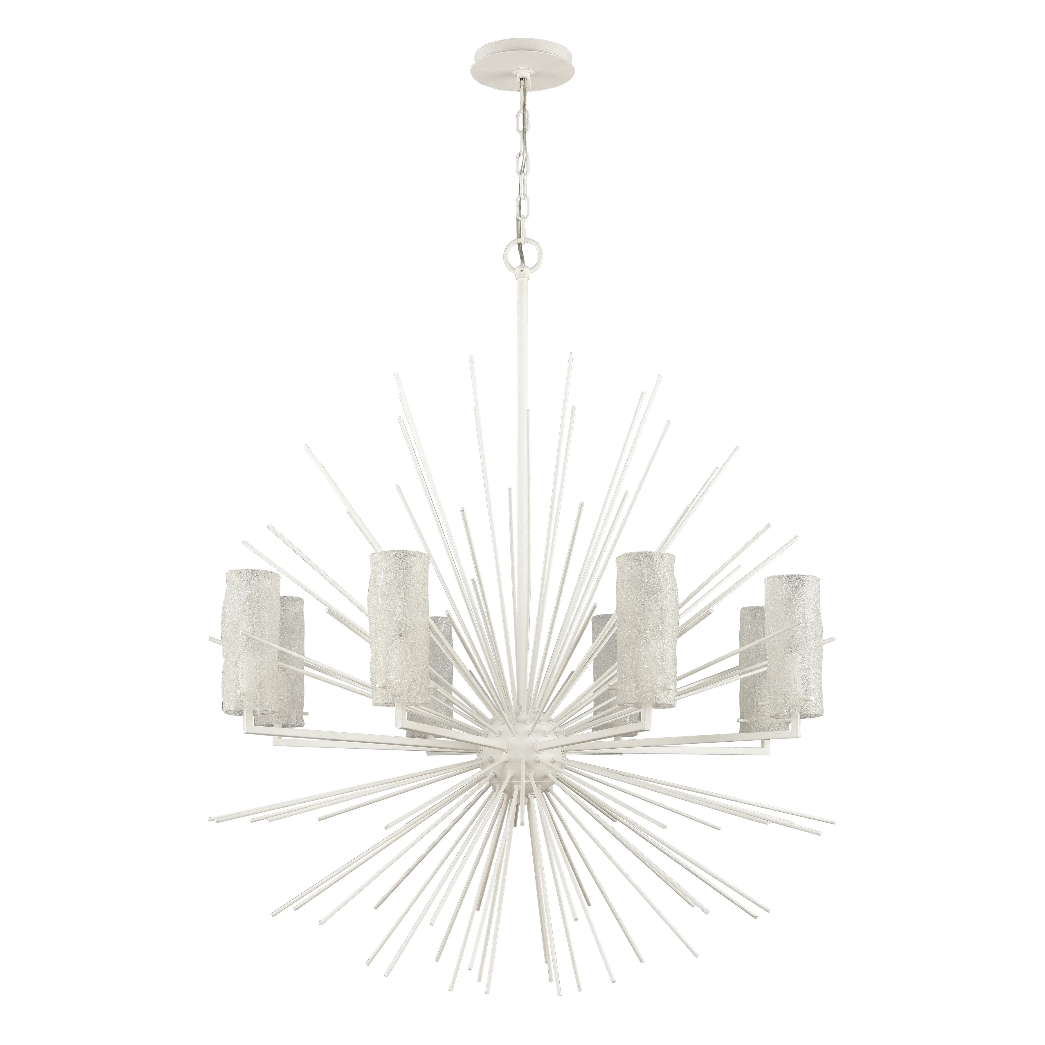 Sea Urchin 34'' Wide 8-Light Chandelier