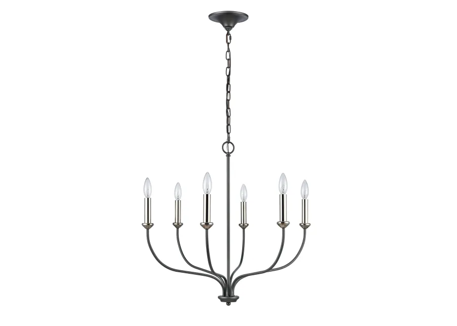 Madeline 25.75'' Wide 6-Light Chandelier