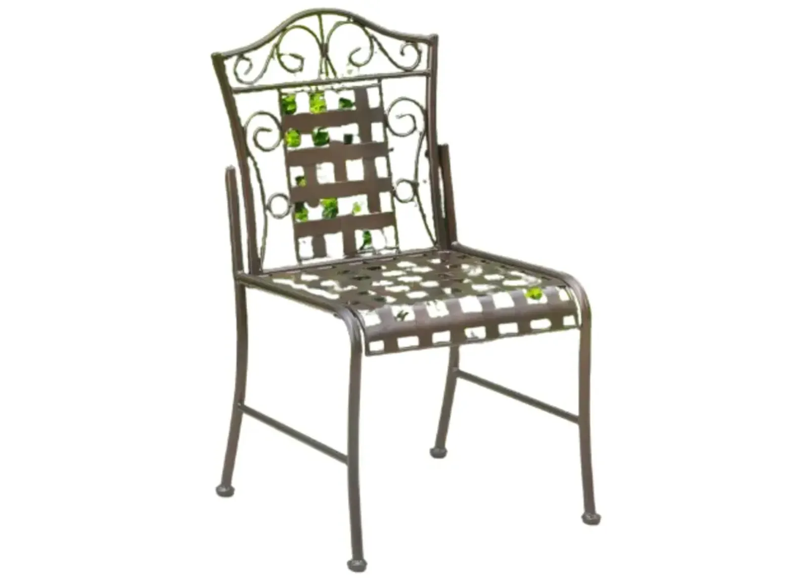 Mandalay Iron Patio Set of 2 Bistro Chairs