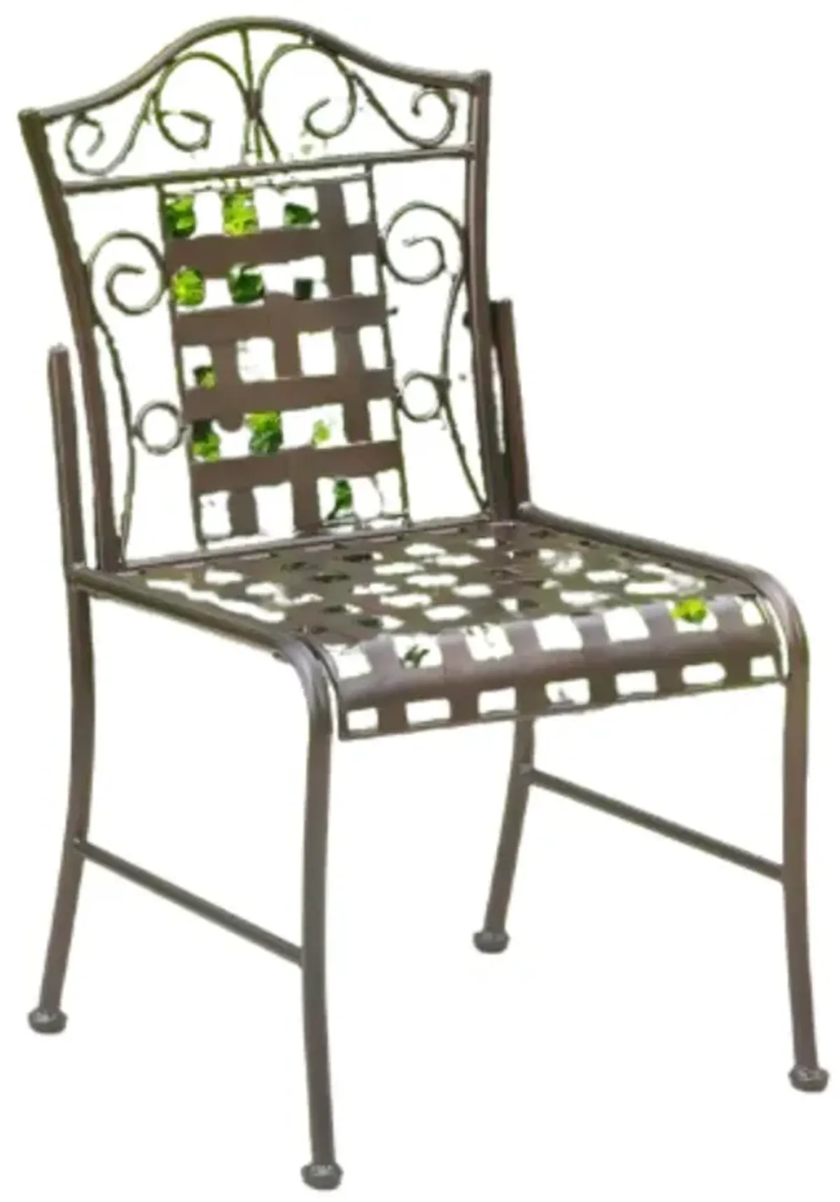 Mandalay Iron Patio Set of 2 Bistro Chairs