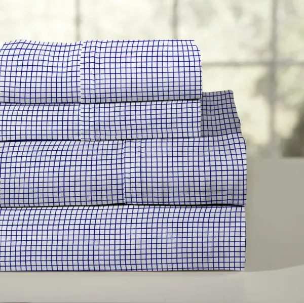 Pointehaven 200 Thread Count Combed Cotton Percale 3 pc Sheet Set