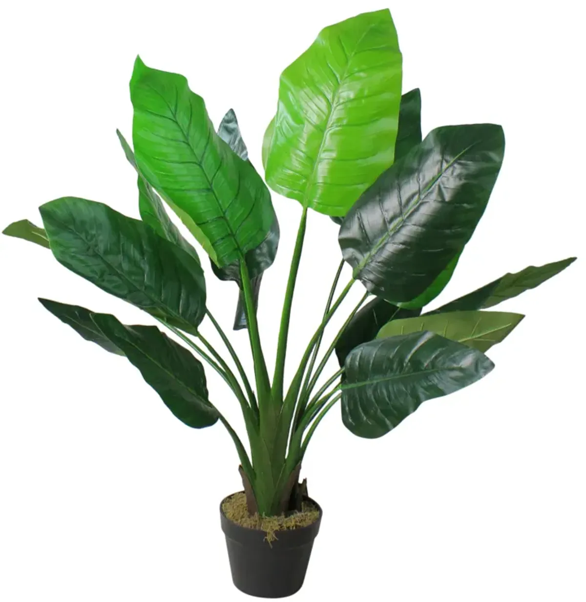 43" Potted Green Artificial Bird of Paradise Plant