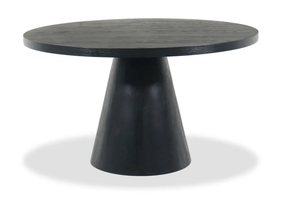 Portland 52" Black Dining Table