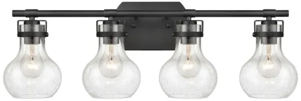 Salamanca 29'' Wide 4-Light Black Vanity Light
