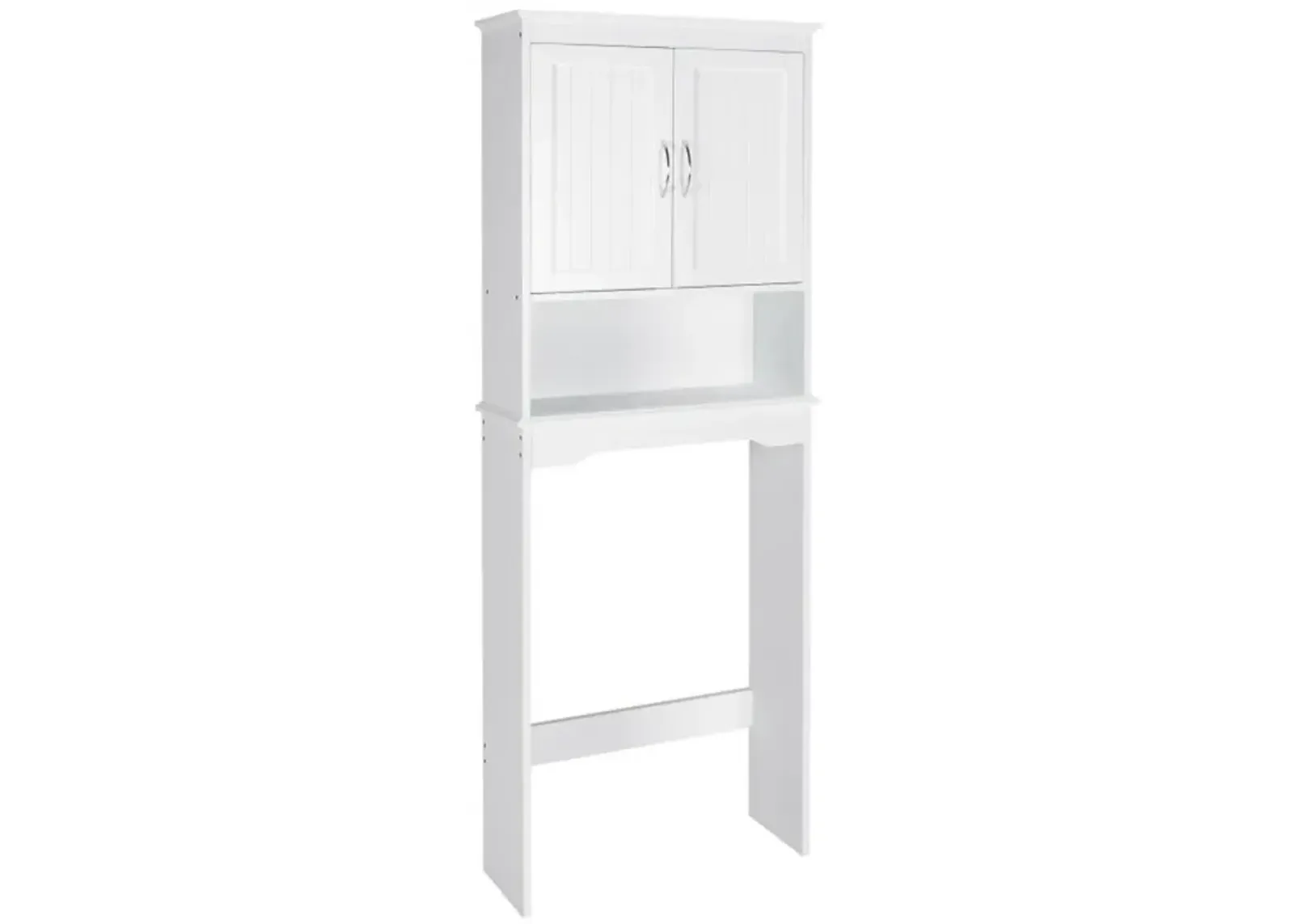 Hivvago Over the Toilet Storage Cabinet Bathroom Organizer with Adjustable Shelf-White