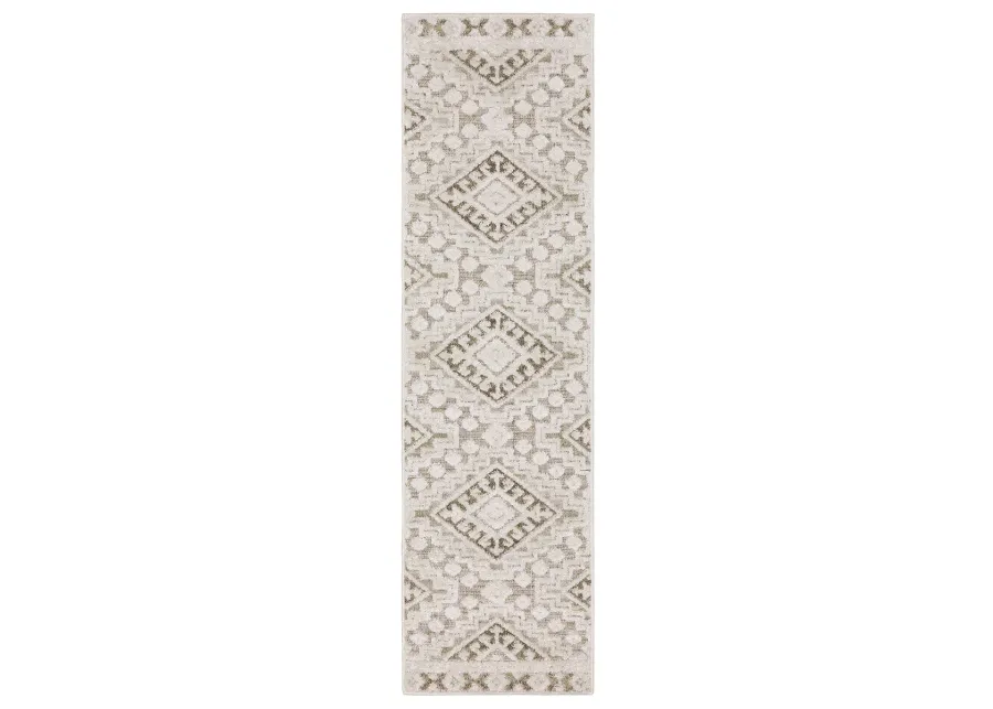 Tangier 2'3" x 7'6" Beige Rug