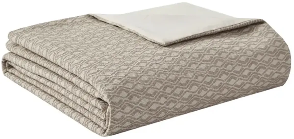 Gracie Mills Ruthie Luxurious 8-Piece Geometric Jacquard Comforter Set