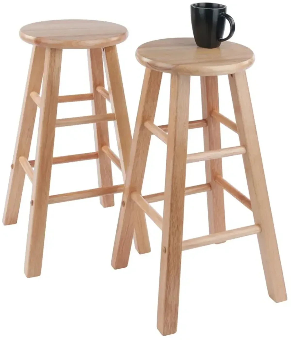 Element Counter Stools, 2-Pc Set, Natural