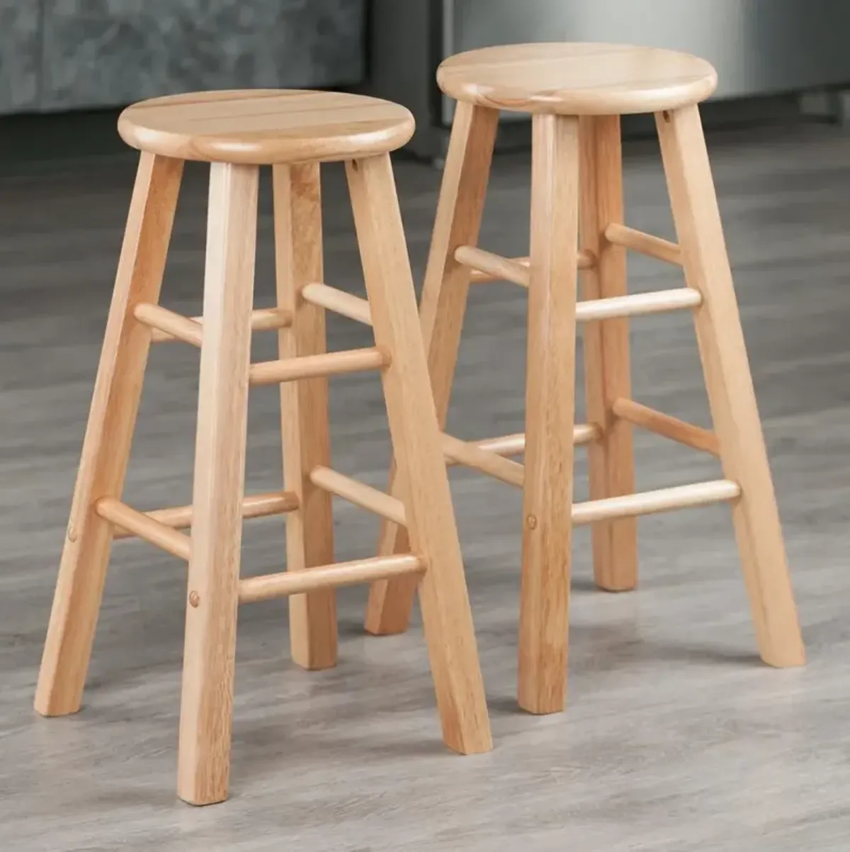 Element Counter Stools, 2-Pc Set, Natural