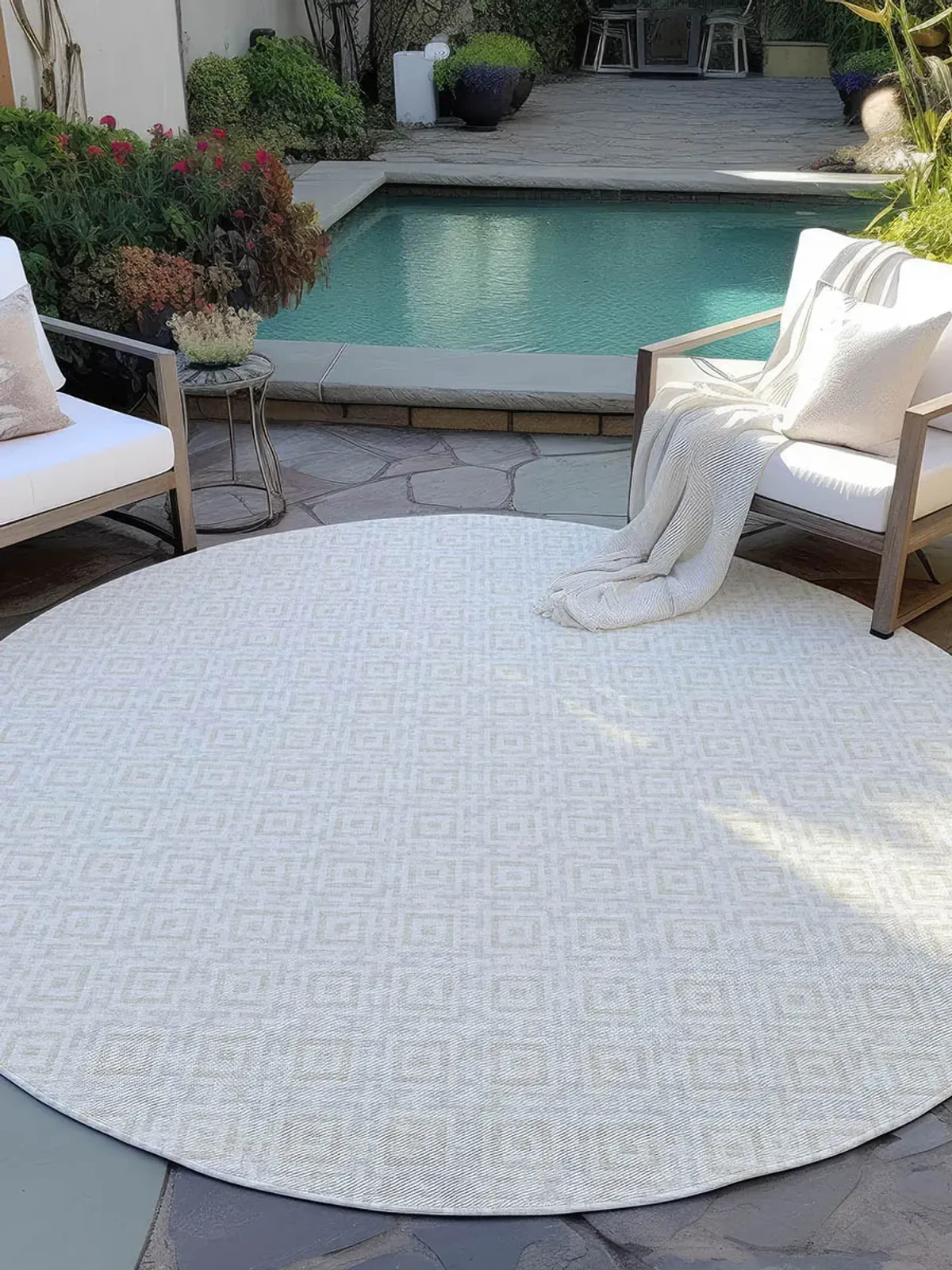 Marlo MO1 Linen 4' Rug