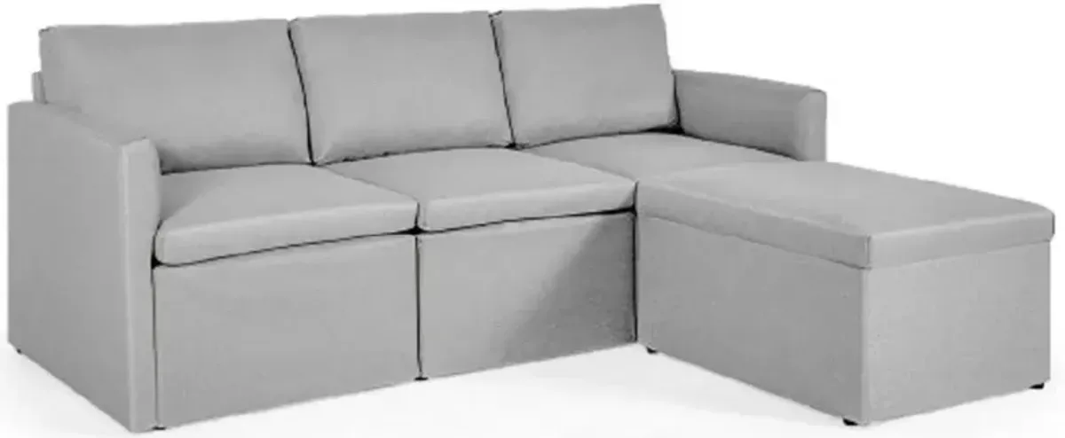 Convertible L-Shaped Sectional Sofa Couch with Reversible Chaise