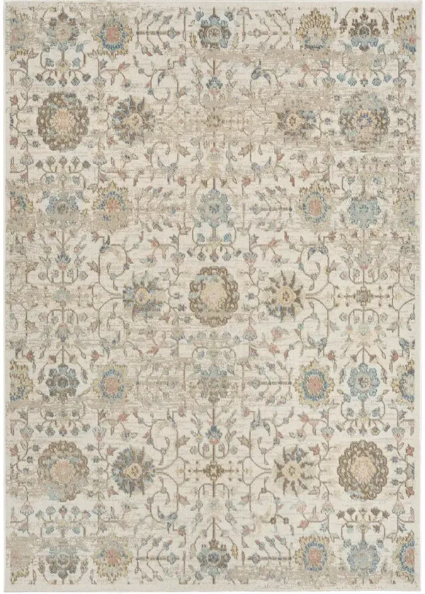 Washable Decor WSD14 Beige 5'3" x 7' Rug