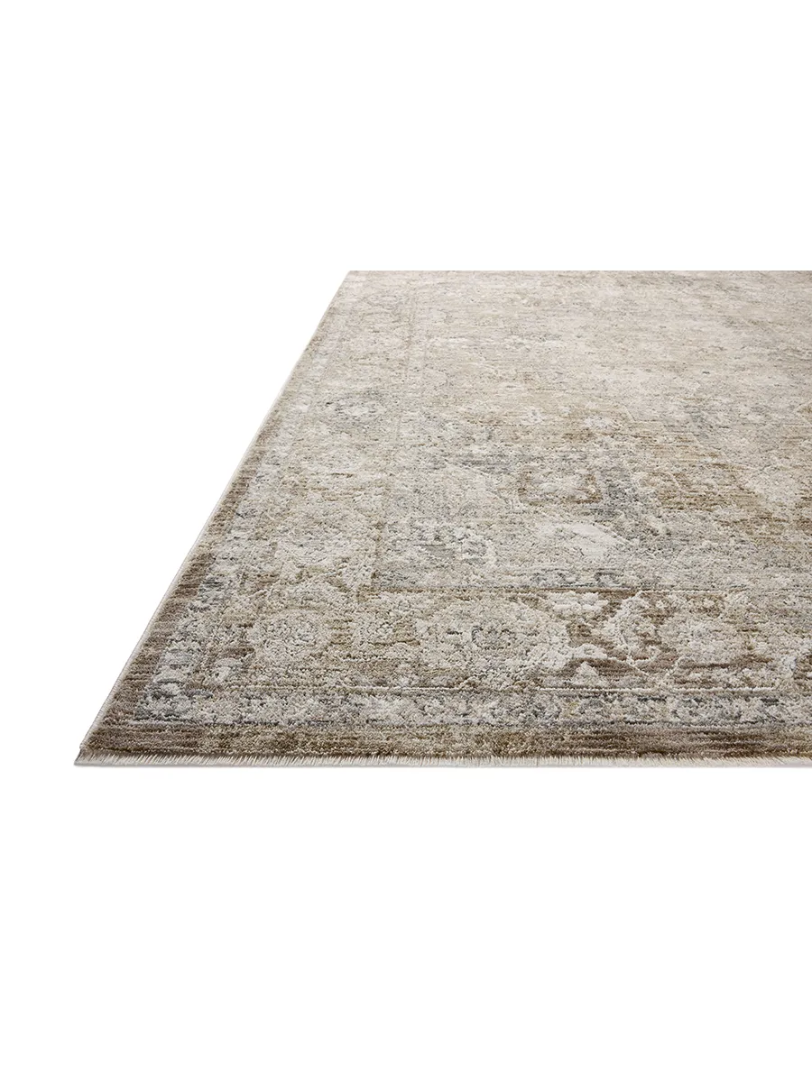 II Tabitha Khaki/Slate 7'10" x 10' Area Rug by Loloi II