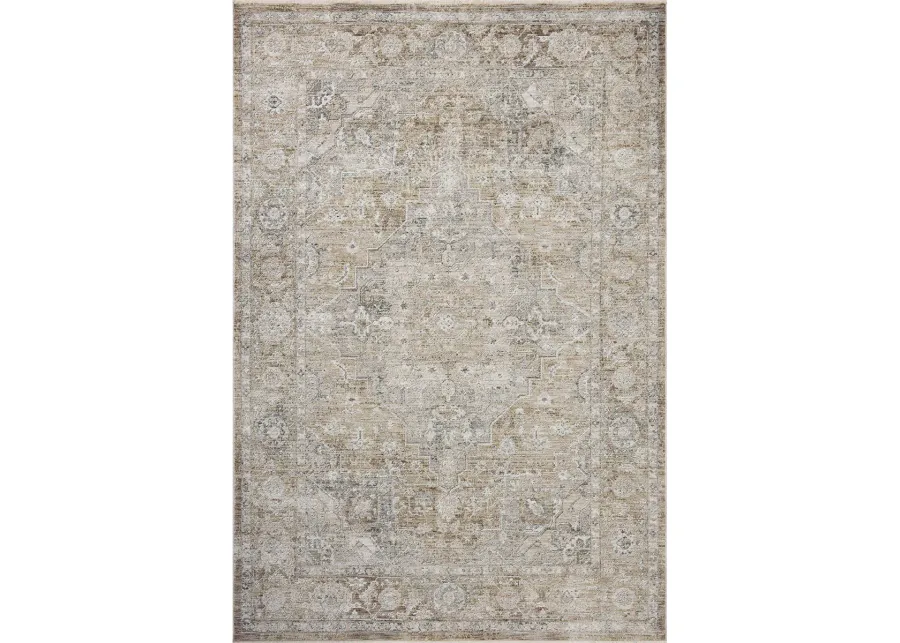 II Tabitha Khaki/Slate 7'10" x 10' Area Rug by Loloi II