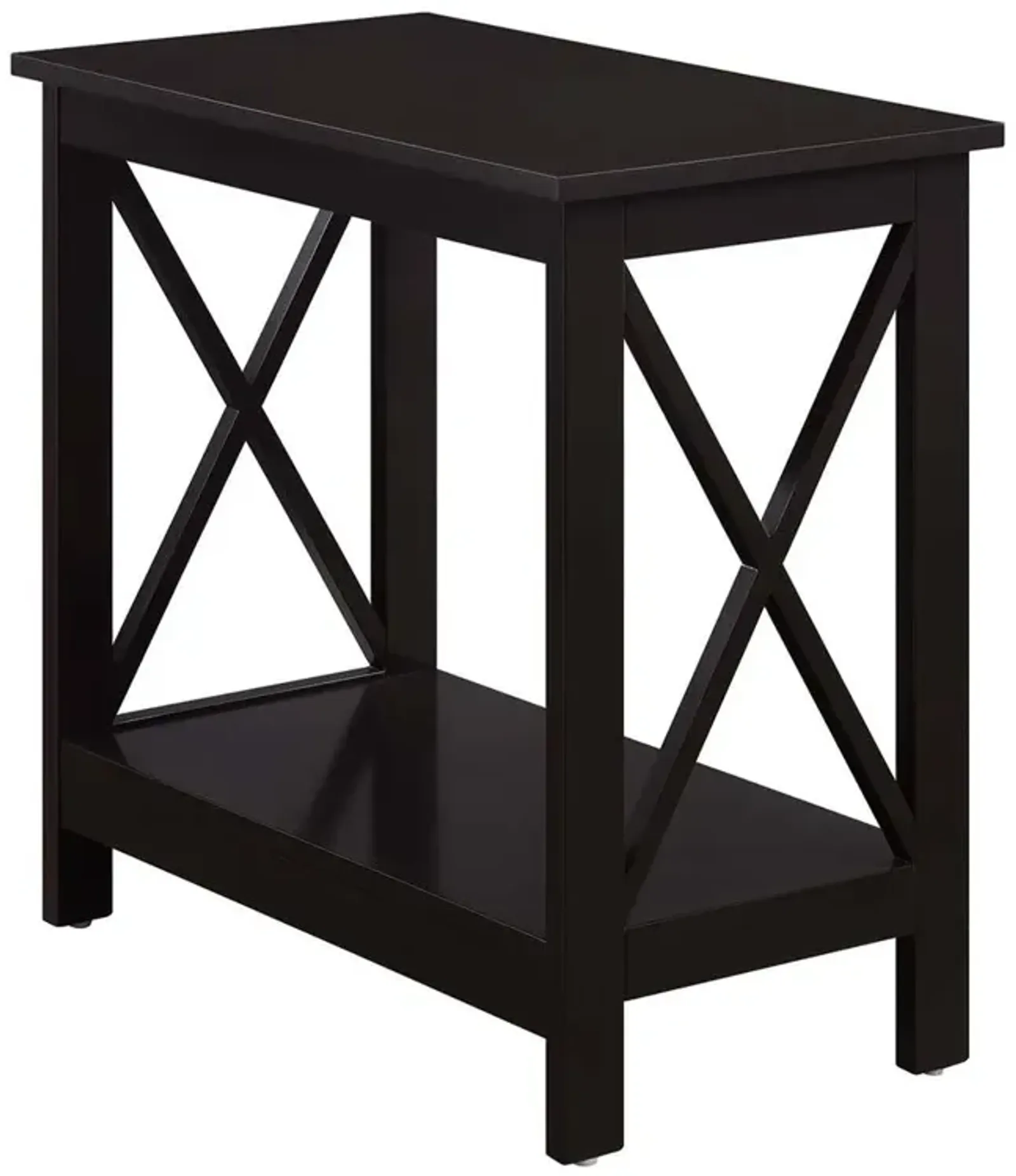 Convenience Concepts Oxford Chairside End Table with Shelf, S20-401