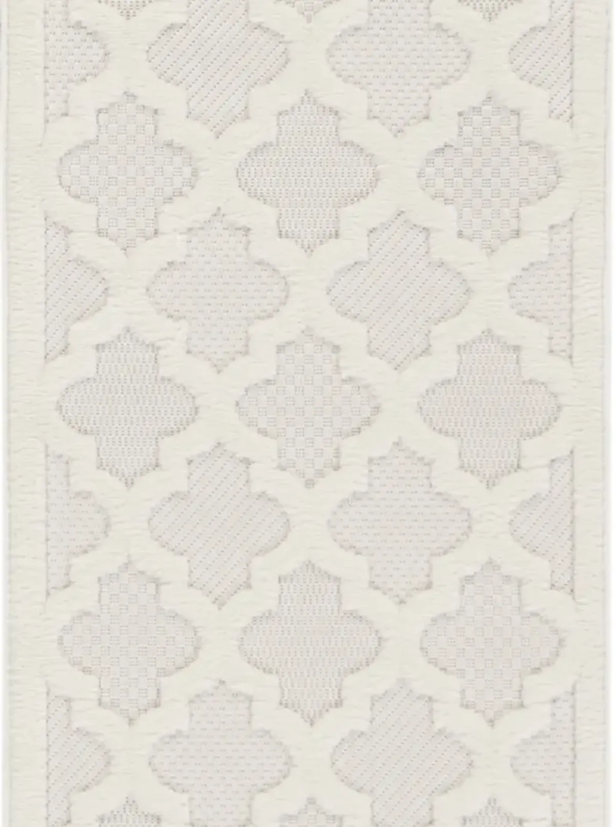 Easy Care NES01 Ivory/White 2' x 4' Rug