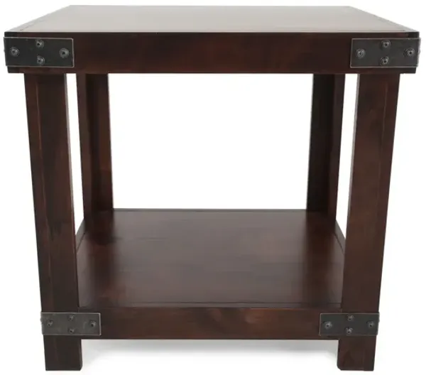 Industrial End Table