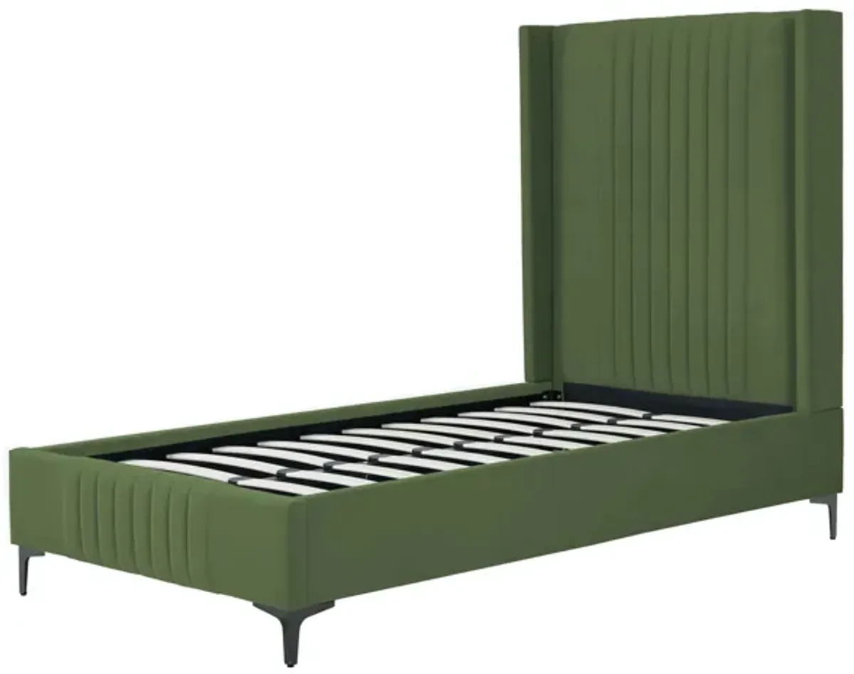 Promenade Green Twin Bed
