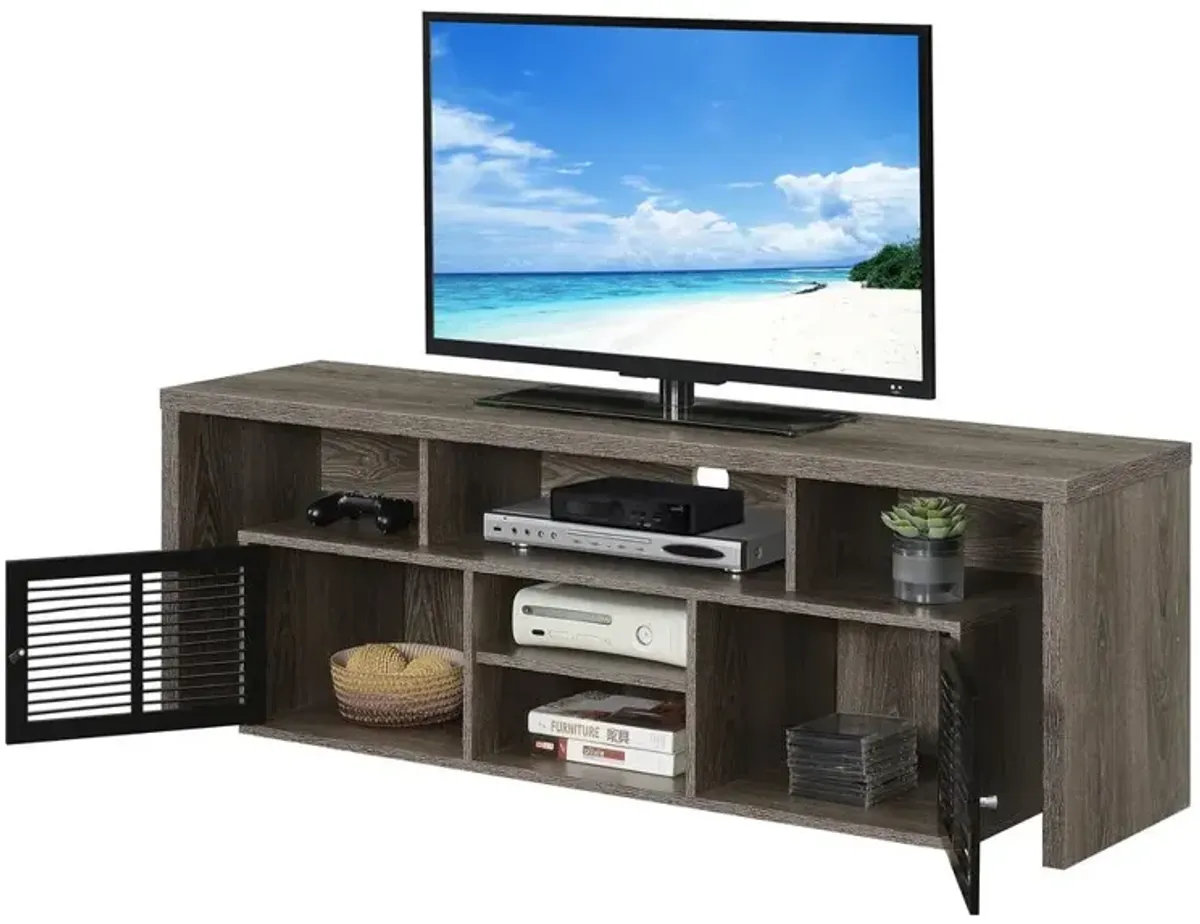 Convience Concept, Inc. Lexington 60 inch TV Stand with Storage Cabinets and Shelves