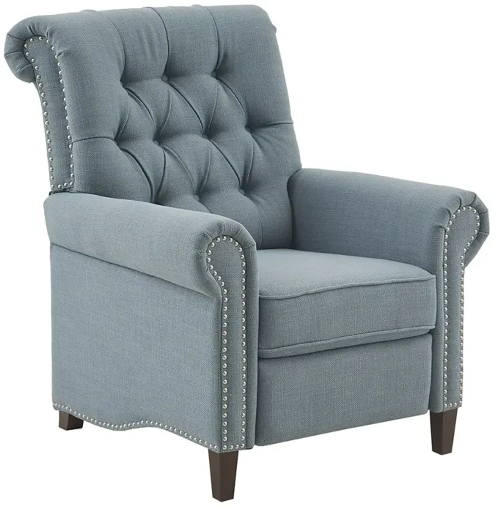 Gracie Mills Rhys Button Tufted Back Recliner