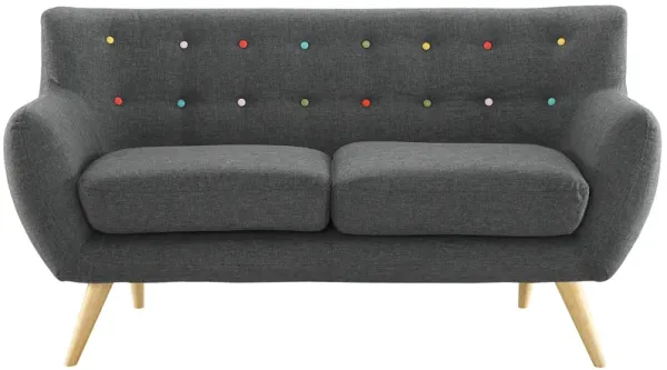 Remark Upholstered Fabric Loveseat