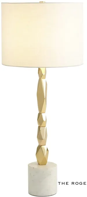 Facet Block Short Table Lamp