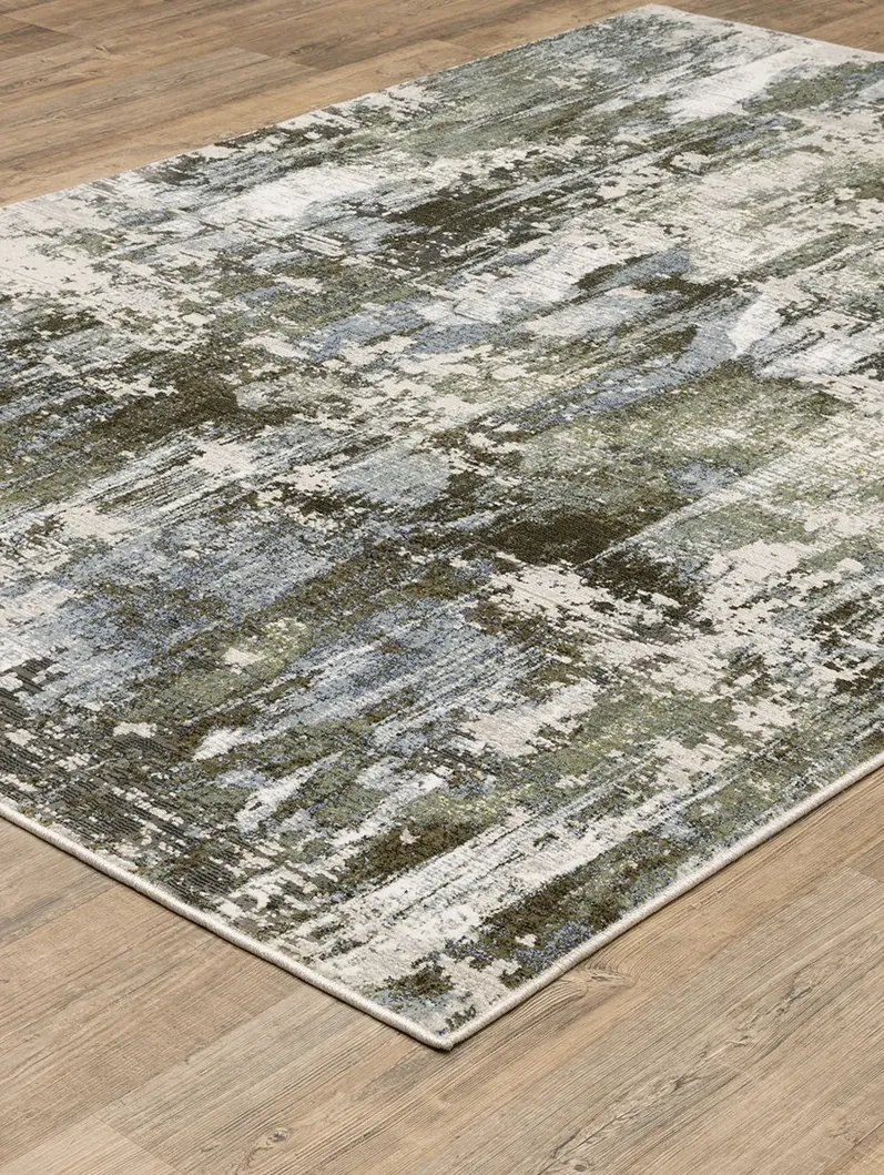 Caravan 3'3" x 5' Green Rug