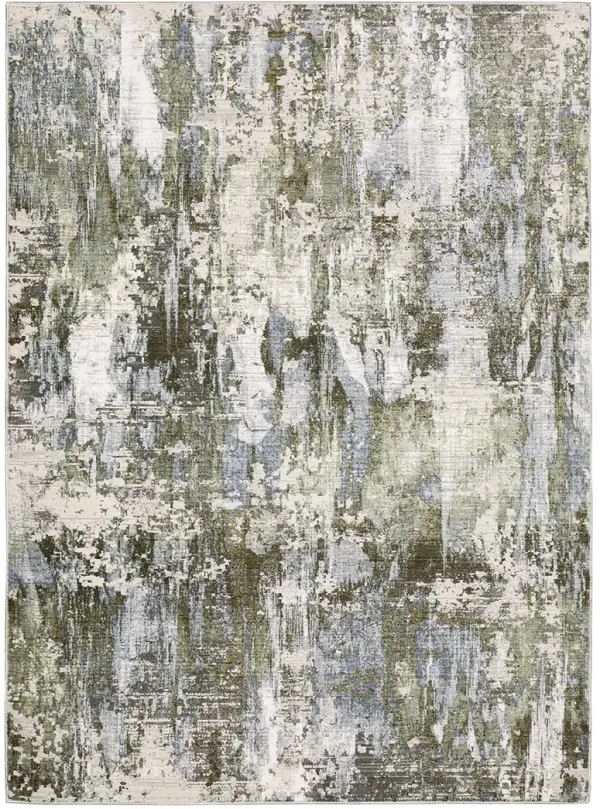 Caravan 3'3" x 5' Green Rug