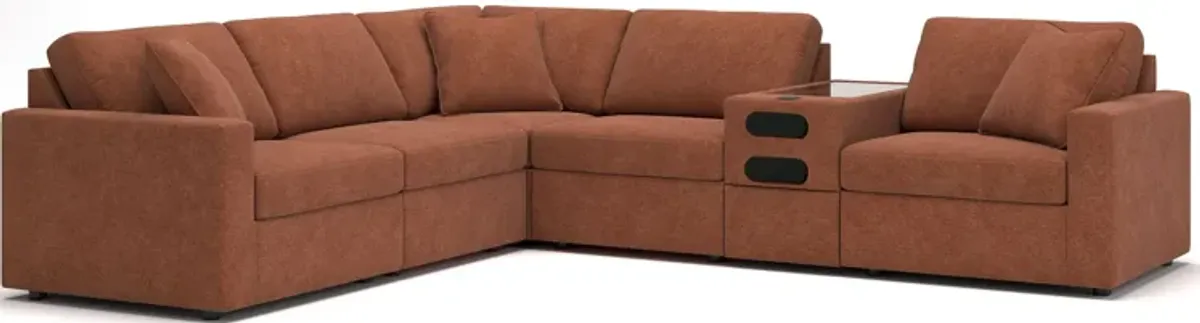 Modmax Spice 6-Piece Sectional with Audio Console