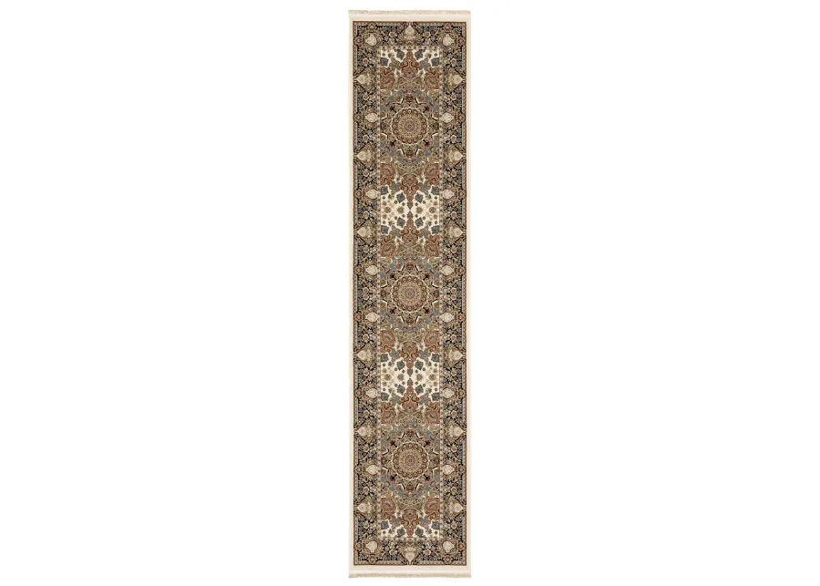 Masterpiece 2'3" x 10' Ivory Rug