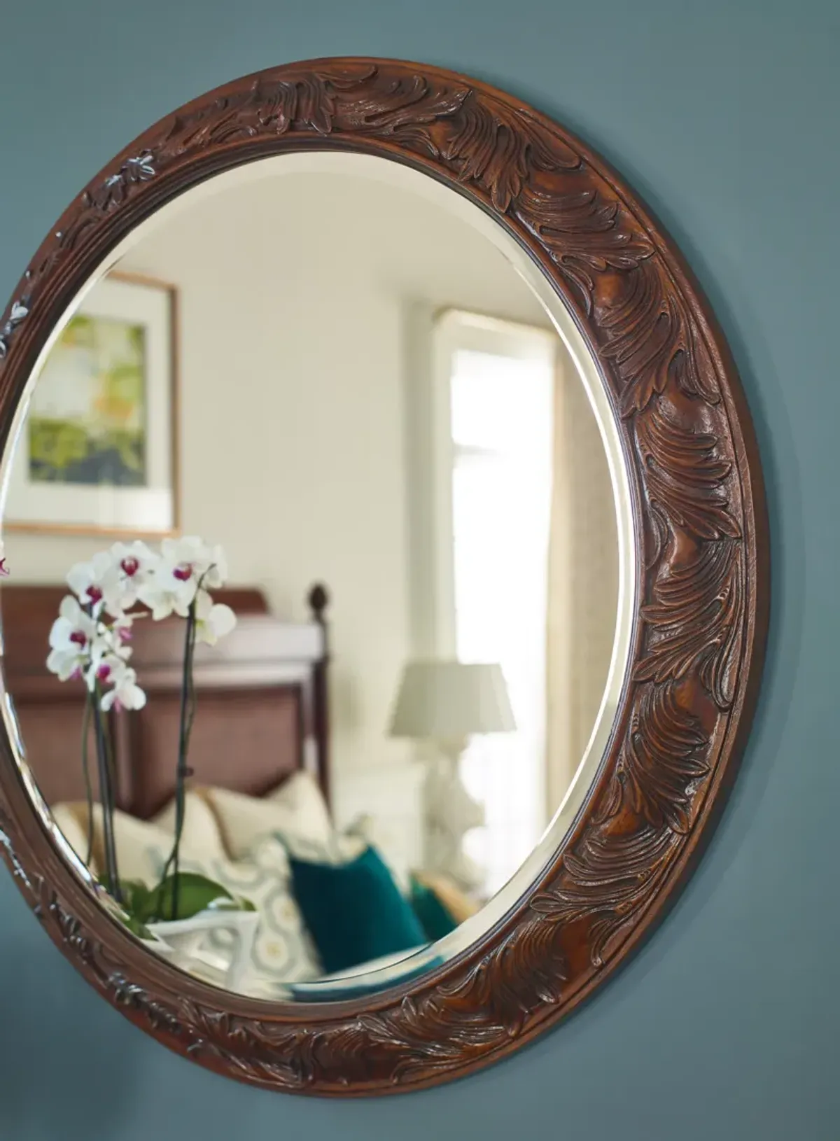 Charleston Round Mirror