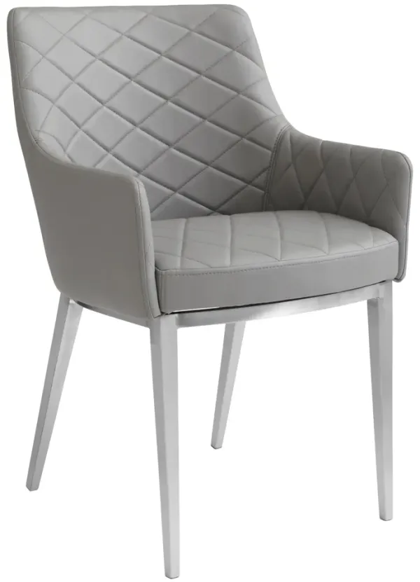 Chase Dining Armchair - Grey