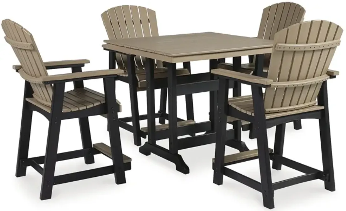 Fairen Trail 5-Piece Outdoor Counter Dining Set