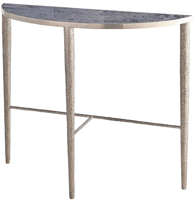 Hammered Console- Silver