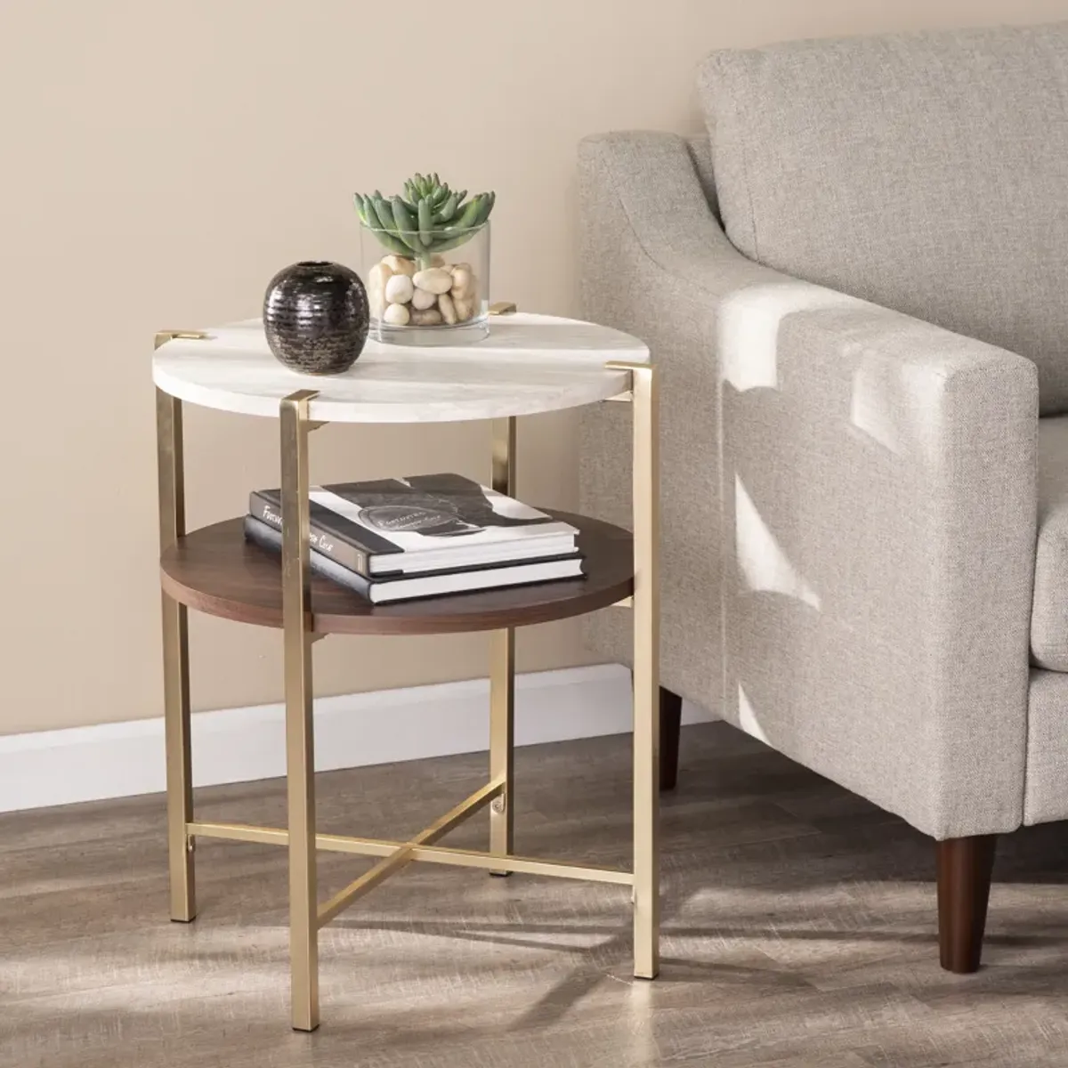 Hornsby Round End Table