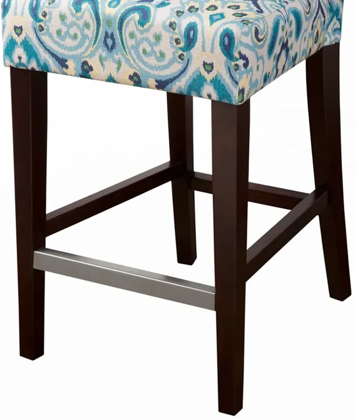 Gracie Mills Lelia Button Tufted Back Counter Stool