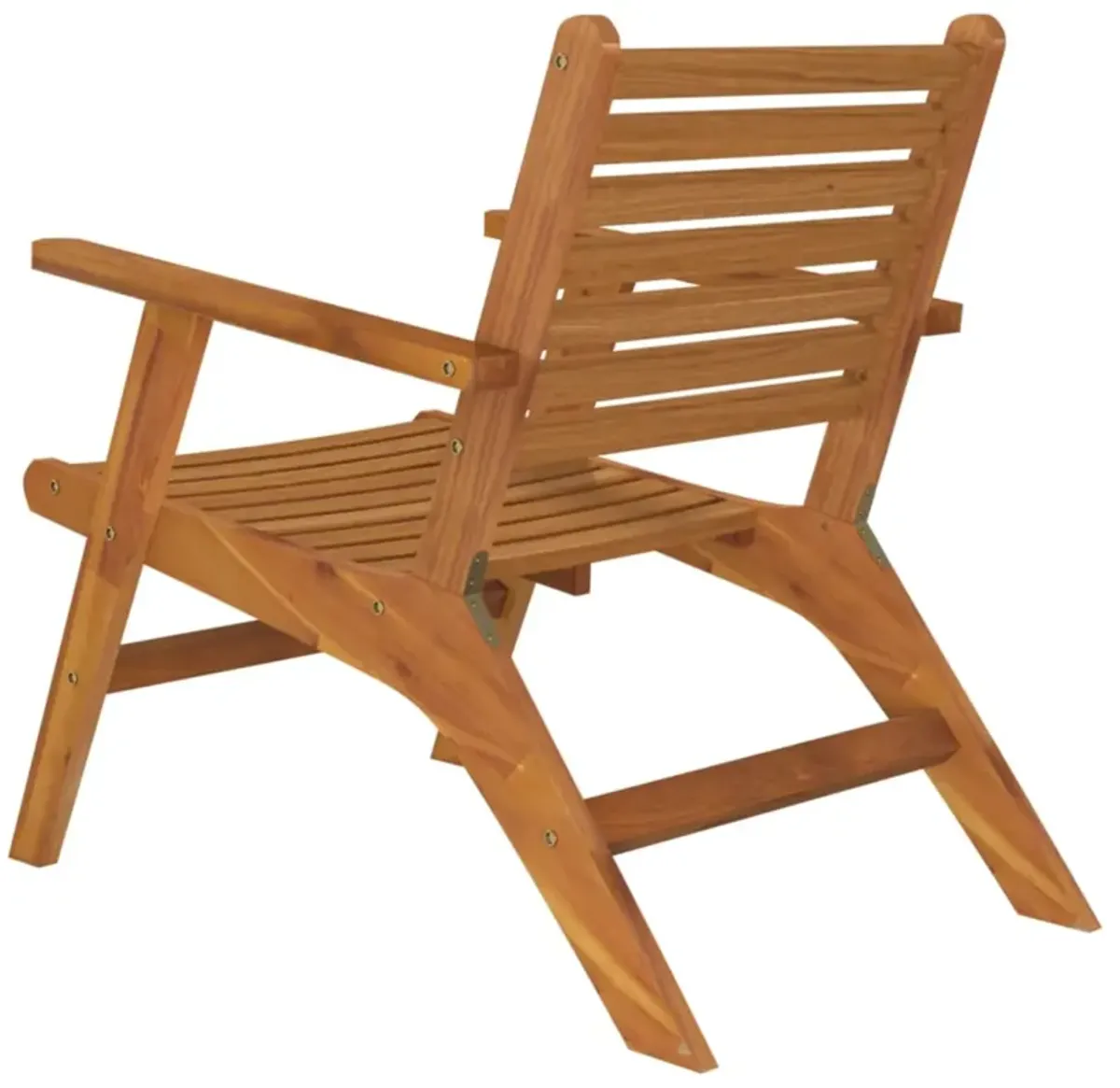 vidaXL Patio Chairs 2 pcs Solid Acacia Wood