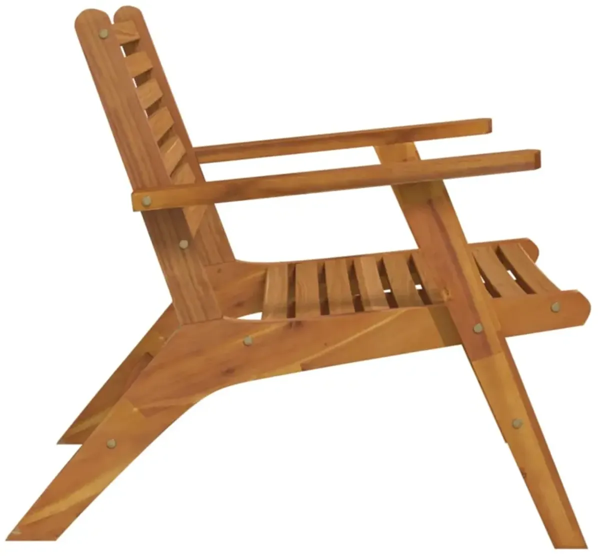 vidaXL Patio Chairs 2 pcs Solid Acacia Wood