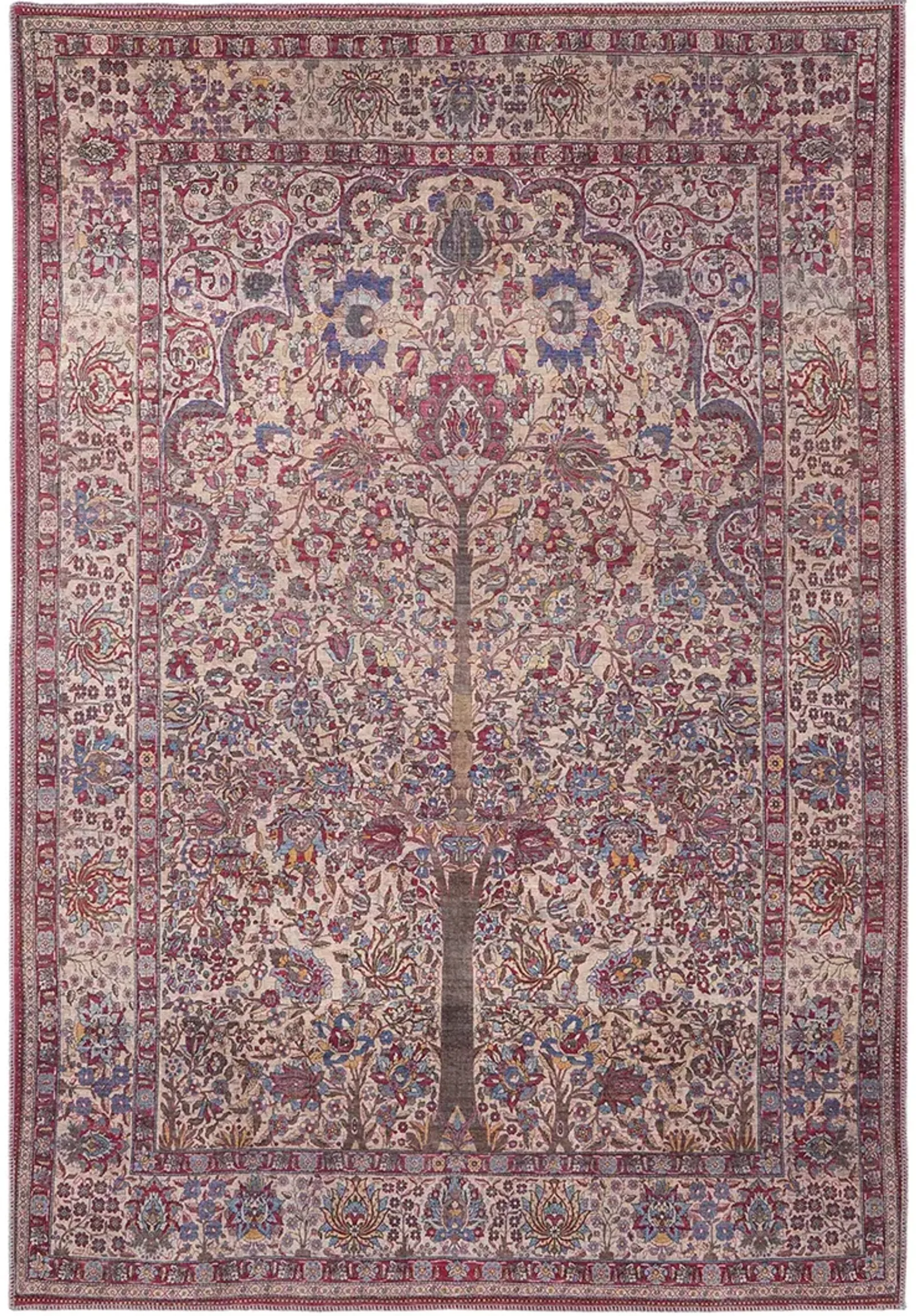 Rawlins 39HLF Red/Tan/Pink 2' x 3' Rug