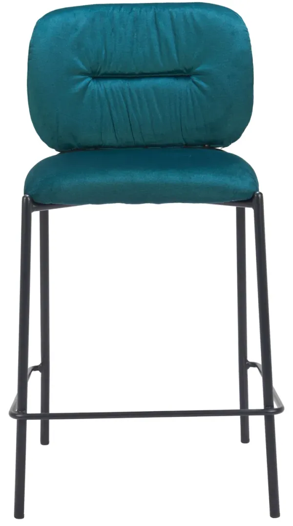 Plat Counter Stool (Set of 2) Green