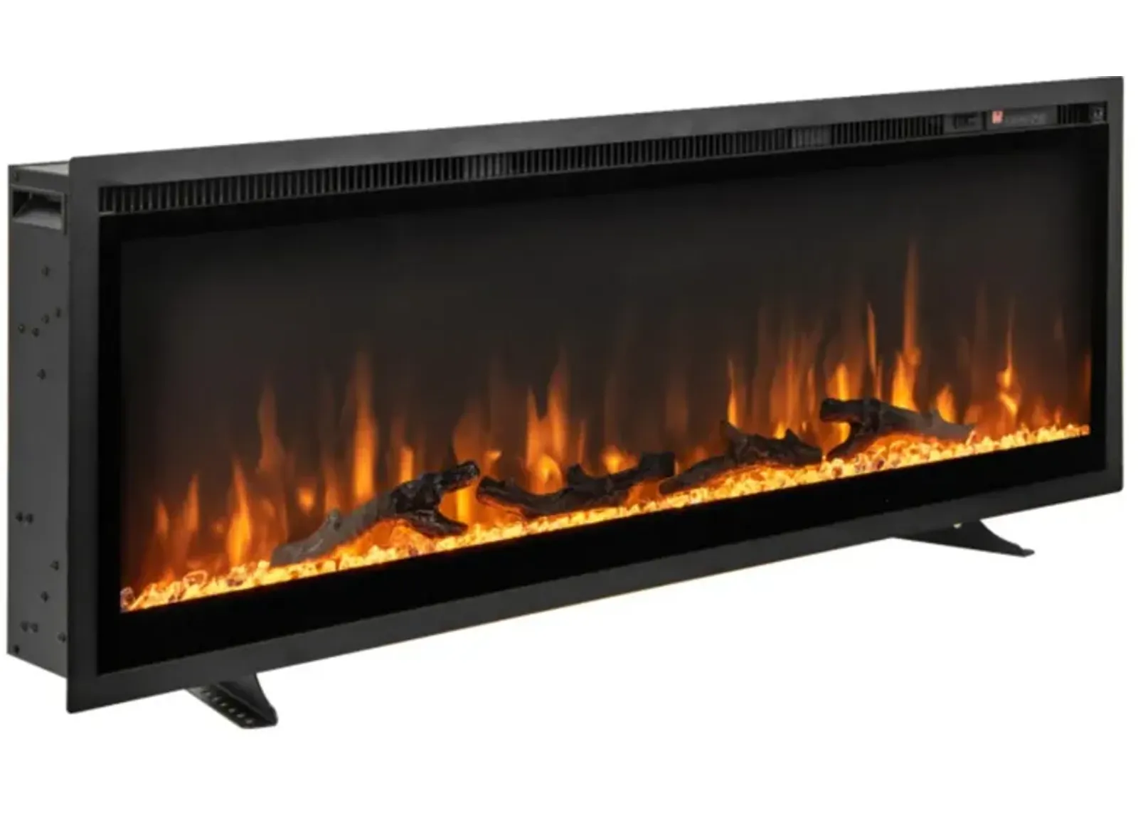 Hivvago Electric Fireplace in-Wall Recessed with Remote Control and Adjustable Color and Brightness