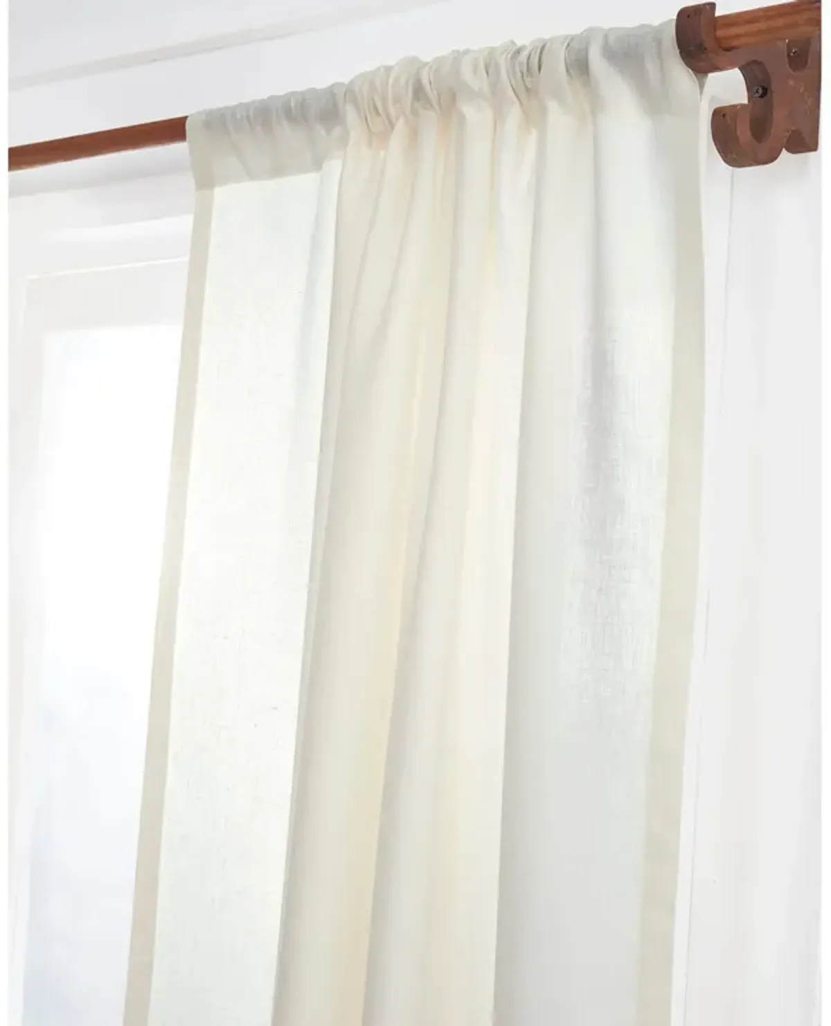 Solino Home 100% Pure Linen Curtain | Linen for Thanksgiving, Christmas