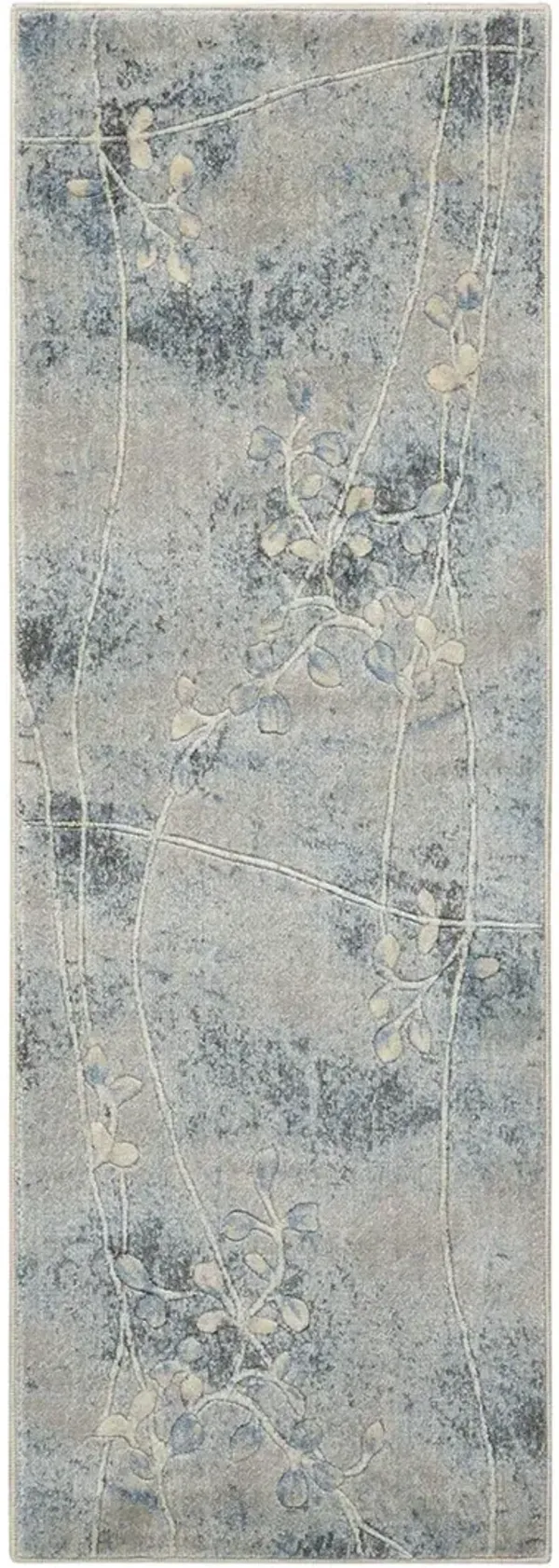 Somerset ST74 Silver/Blue 2' x 5'9" Rug