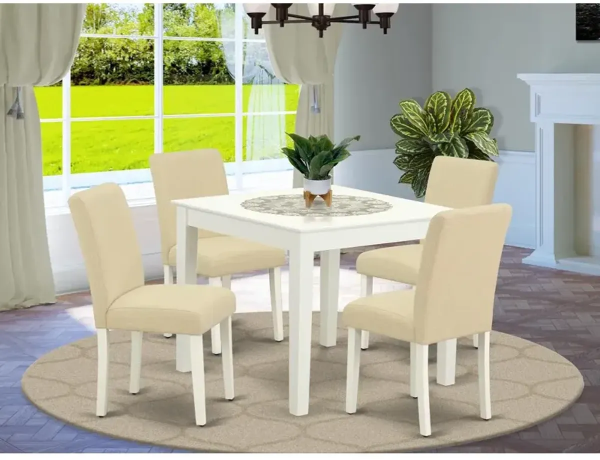 Dining Room Set Linen White